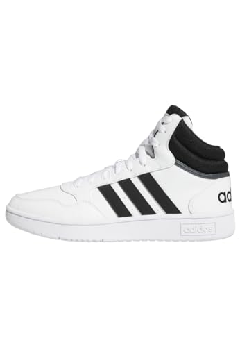 adidas Herren Hoops 3.0 Mid Lifestyle Basketball Classic Vintage Shoes Schuhe, Core Black/Core Black/Cloud White, 2/3 EU im Sale